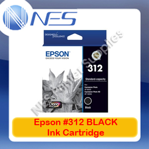 Epson Genuine #312 BLACK Ink Cartridge for Expression XP-8500/XP-15000 (T182192)